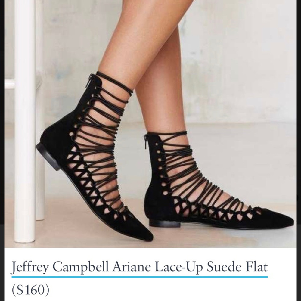 Jeffrey Campbell Ariane Suede Flats